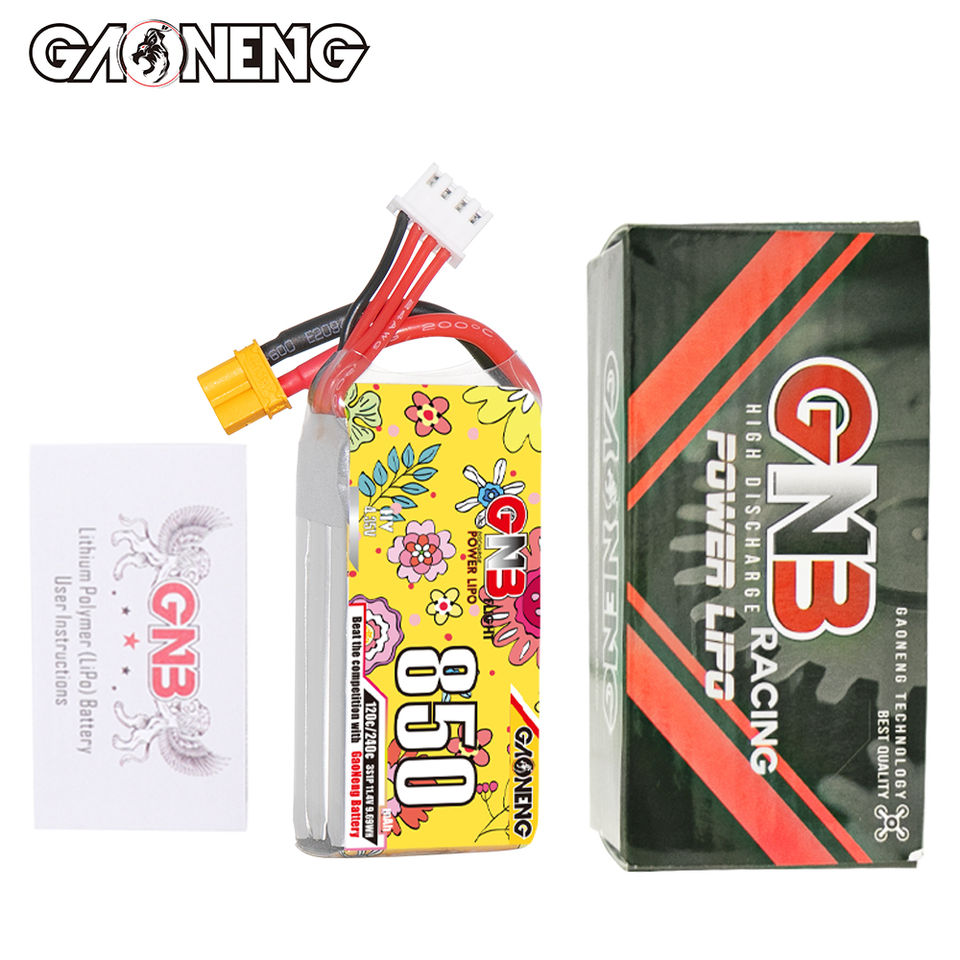 GNB 3S 11.4V 850mAh LiHV Battery 120C