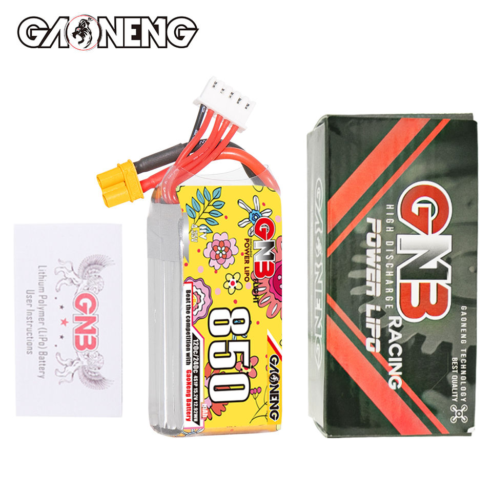 GNB 4S 15.2V 850mAh LiHV Battery 120C