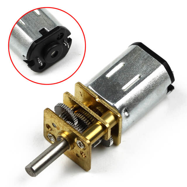 N20 DC Geared Motor - 6V 350RPM - Slow