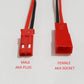 JST Power Plugs (Pair, Silicone, 20awg)
