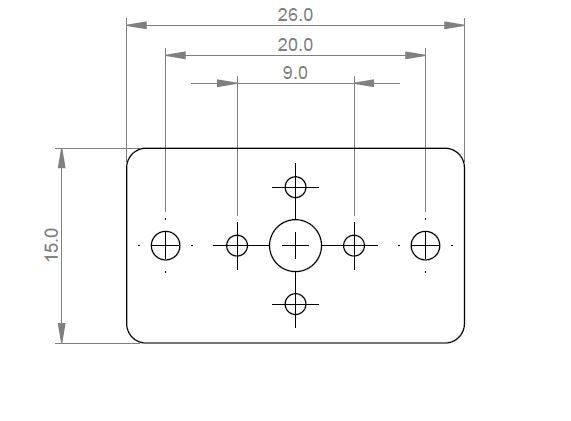 N20 Motor Faceplate Mount v1.0 (2-pack)